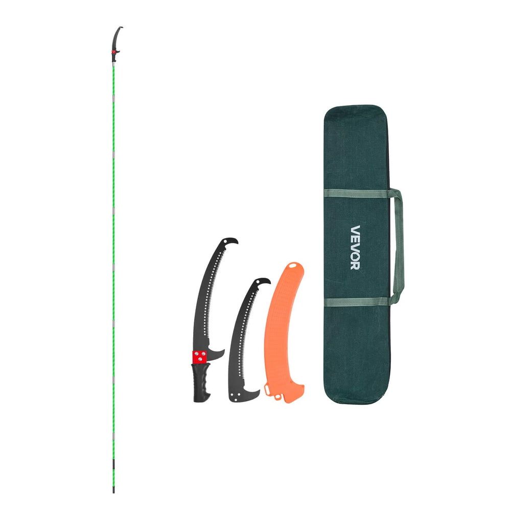 VEVOR spare blades and accessories spread out for maintenance readiness