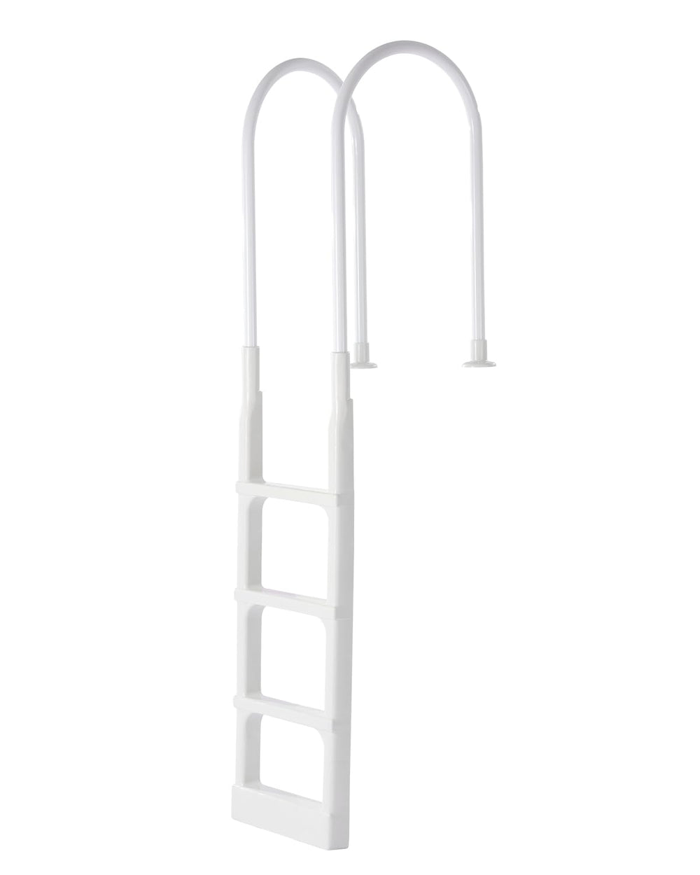 VEVOR front view of 4-step pool ladder showing stable entry