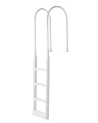 VEVOR front view of 4-step pool ladder showing stable entry