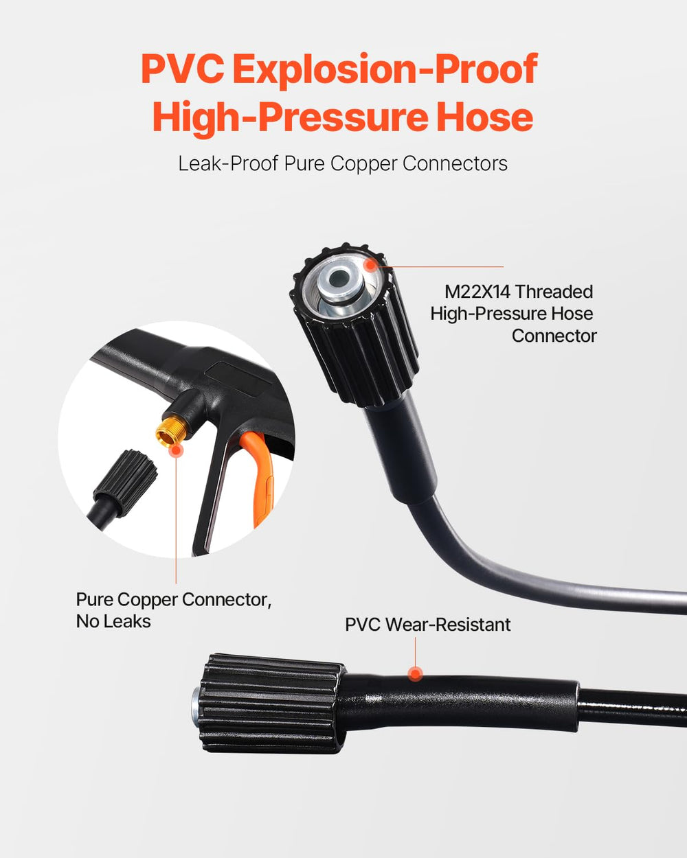 VEVOR ergonomic handle and swivel wheels providing effortless portability