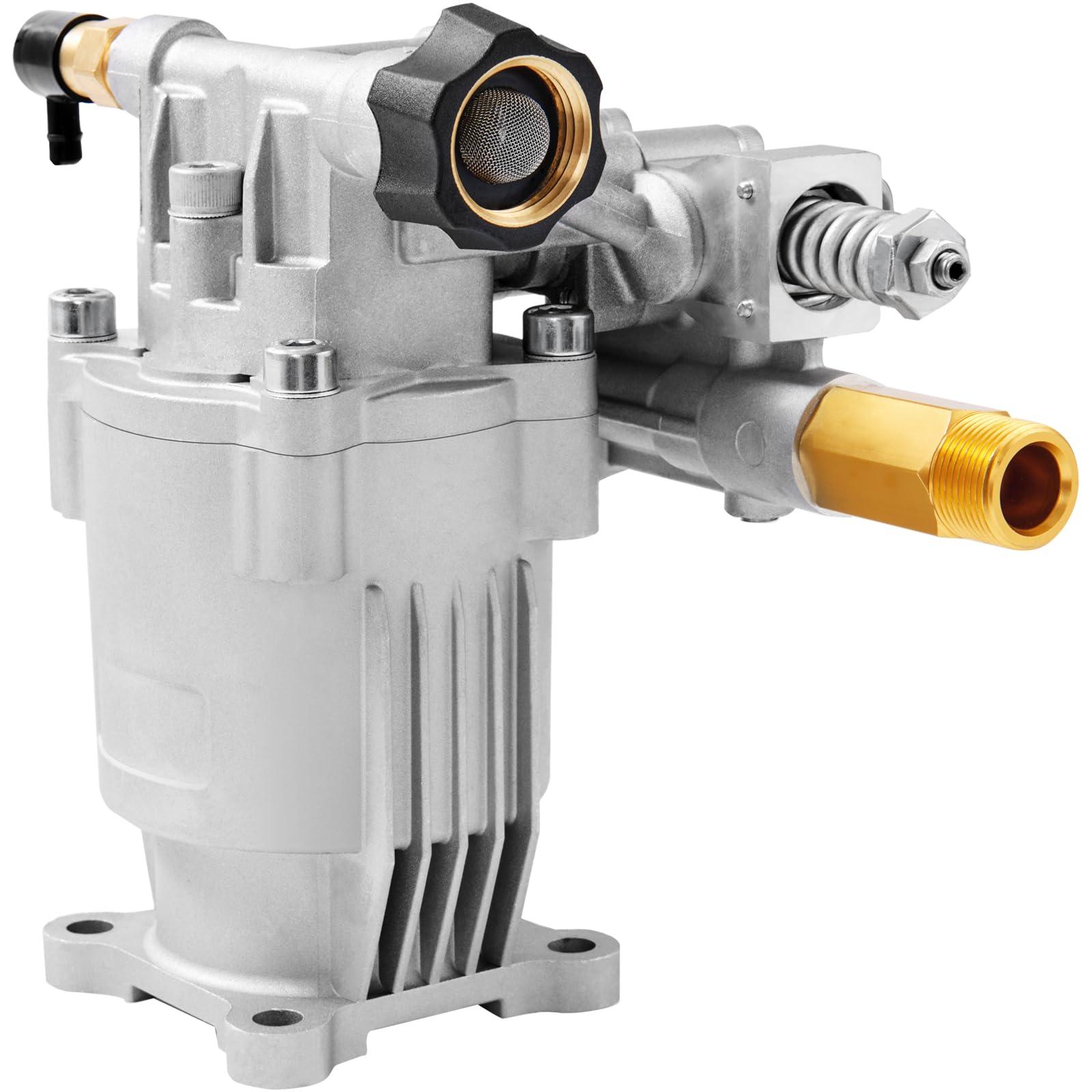 VEVOR pump label and compatibility sticker displaying broad brand fit