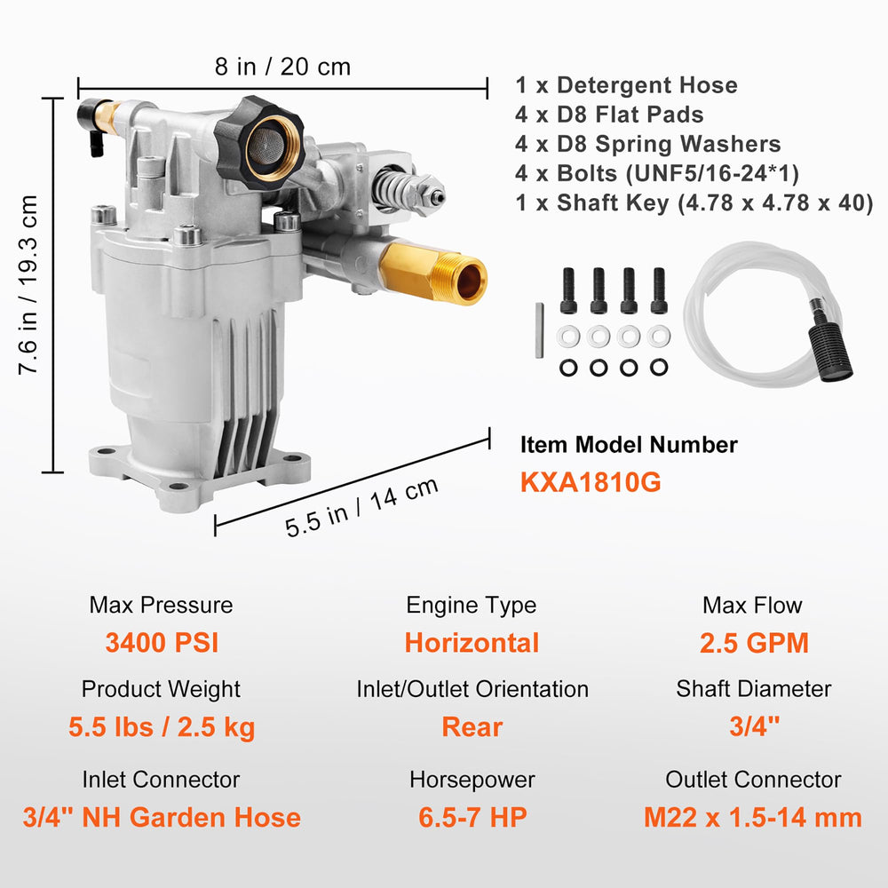 VEVOR pump size comparison with ruler illustrating compact footprint advantage