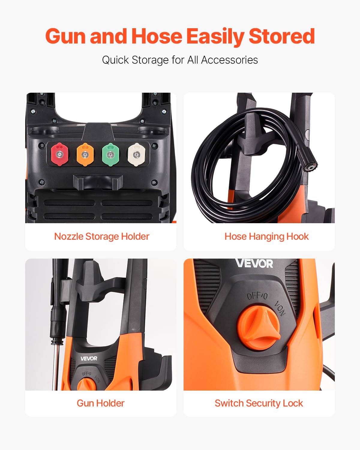 VEVOR pure copper spray gun connector detail minimizing leaks and wear