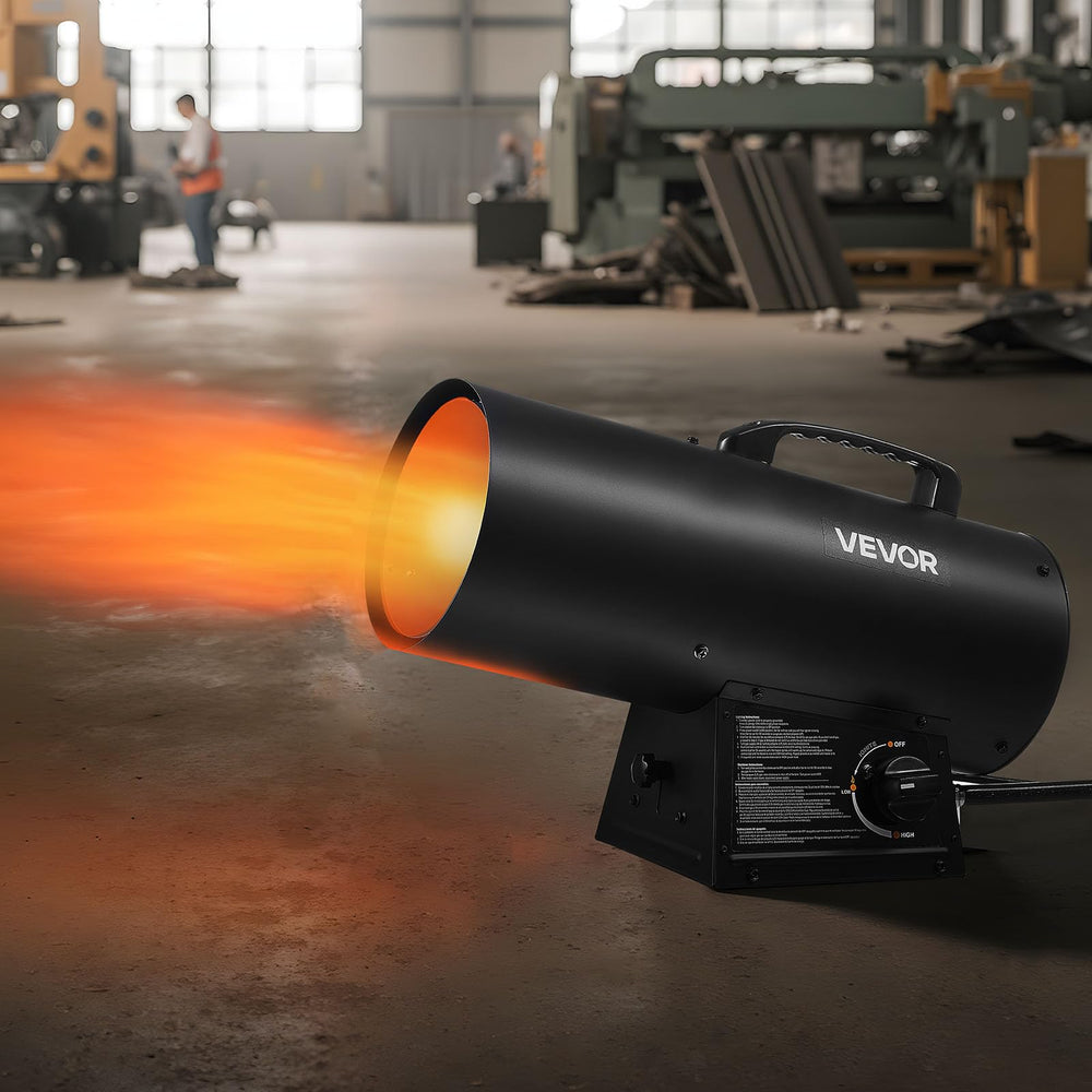 VEVOR rust-resistant steel body close-up for durable outdoor use benefit