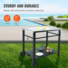 VEVOR PVC placemat detail demonstrating easy-wipe surface for quick cleanup