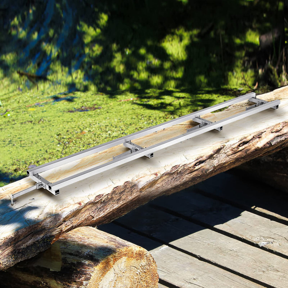 VEVOR side profile of rails showing smooth track for chainsaw mill