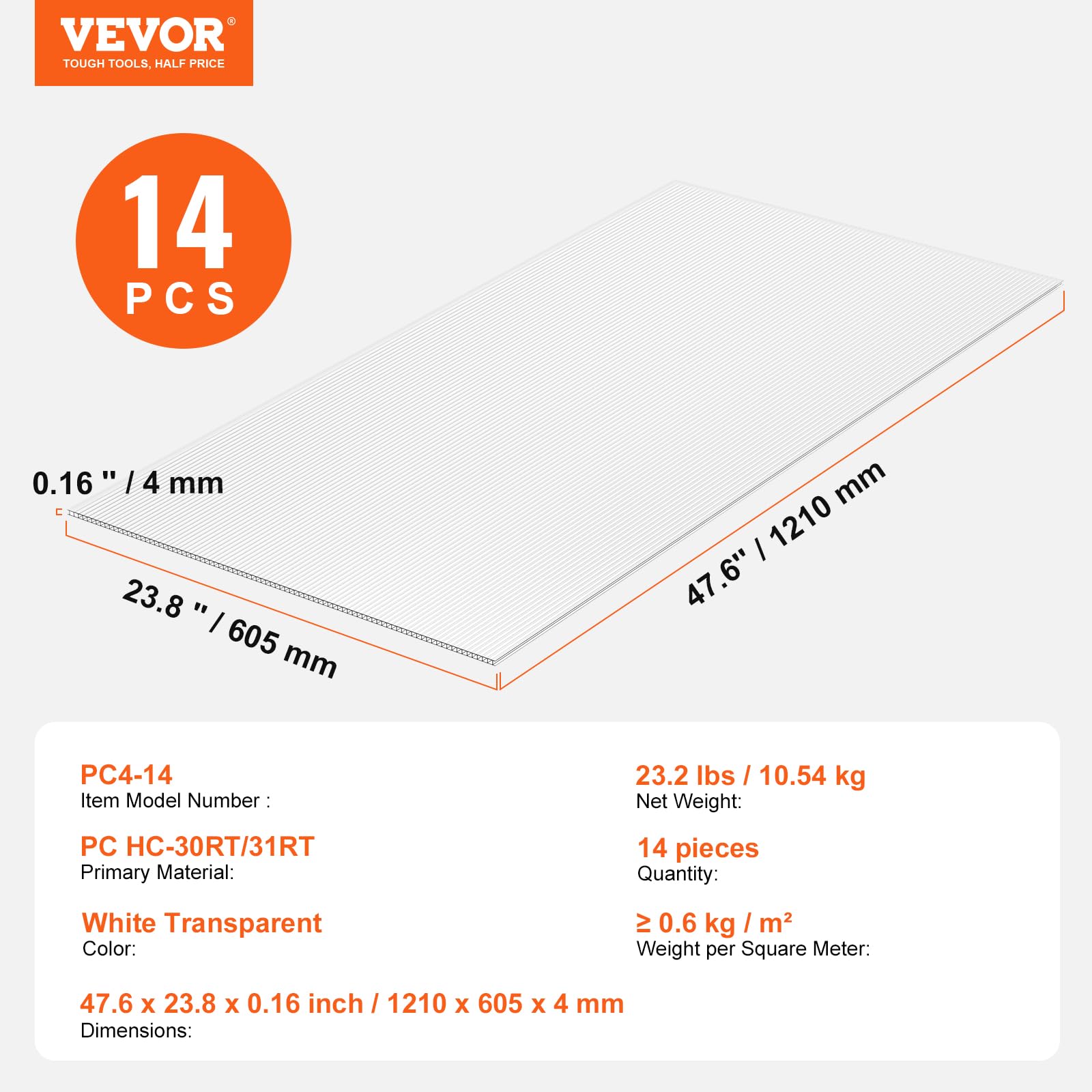VEVOR panels shedding rain to show waterproof performance