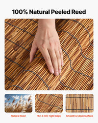 VEVOR close-up reed texture highlighting natural appearance and durability