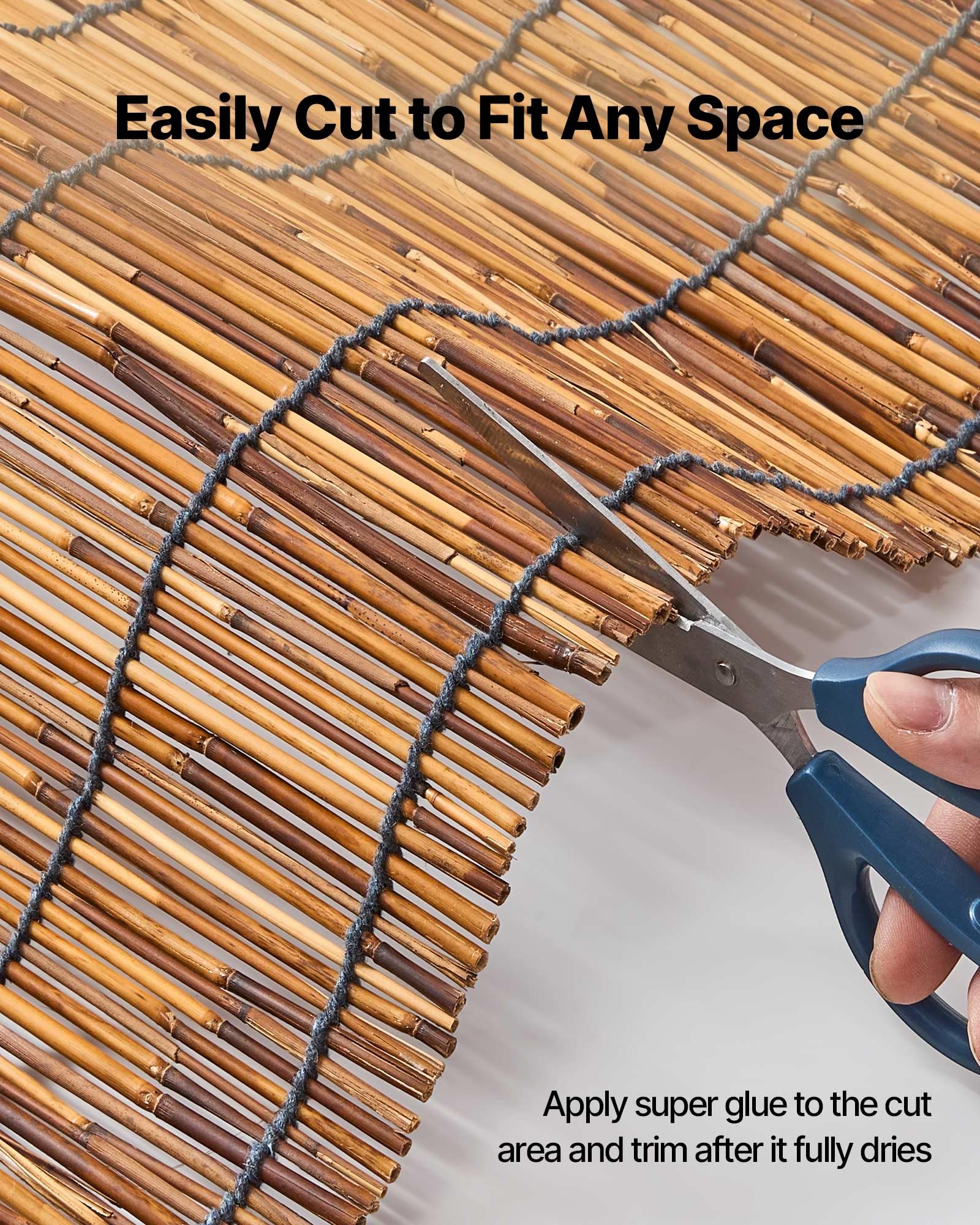 VEVOR zip tie detail fastening reed fencing for quick secure attachment
