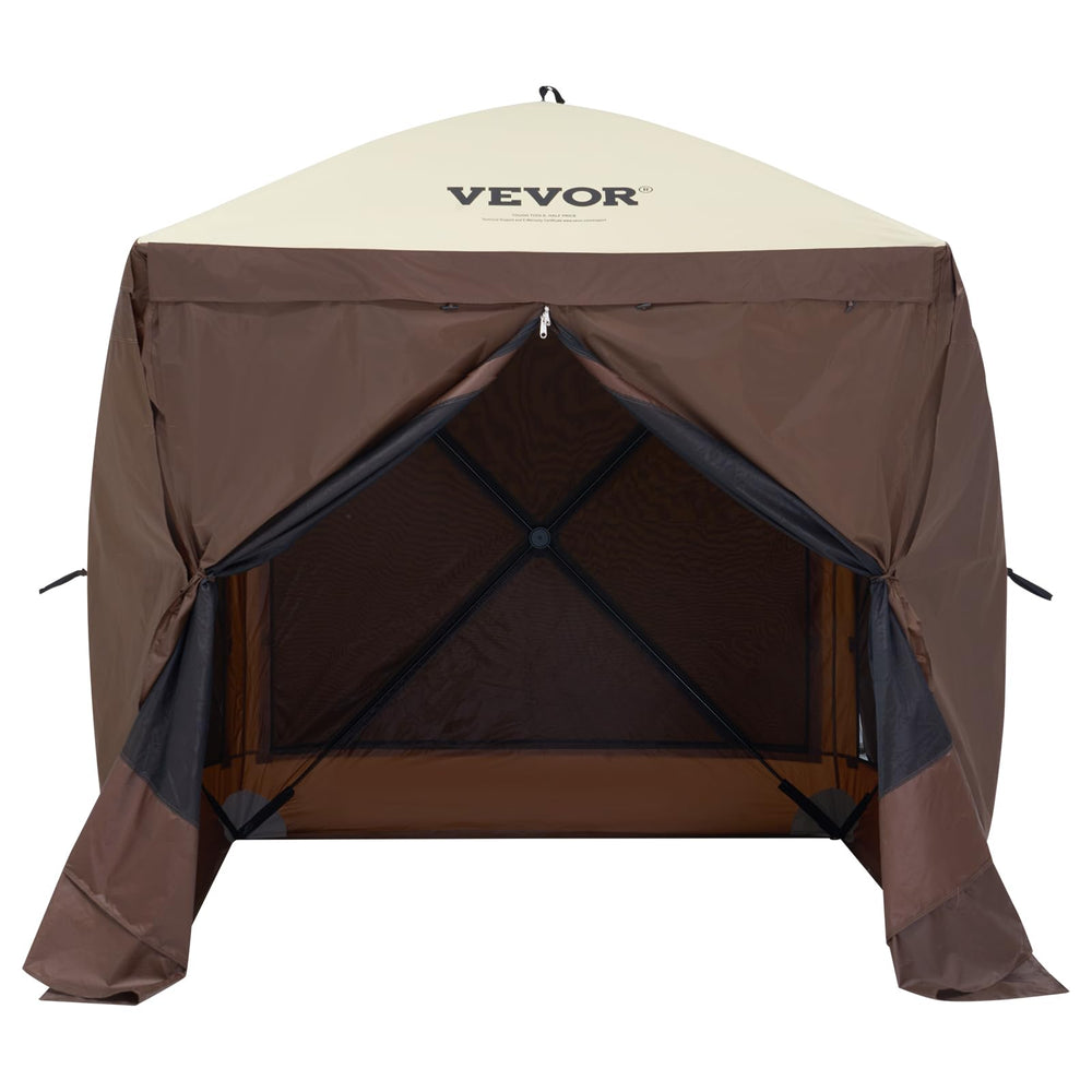 VEVOR removable panel with mesh window demonstrating privacy and airflow benefit