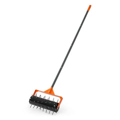 VEVOR front view of aerator showing drum and handle for efficient lawn care