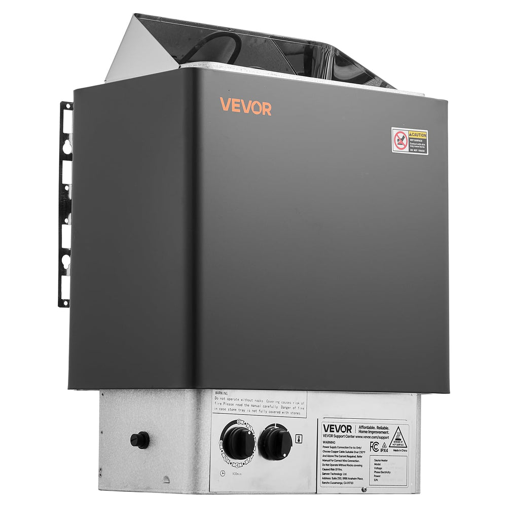 VEVOR heater Aluminum-zinc finish close-up demonstrating corrosion resistance