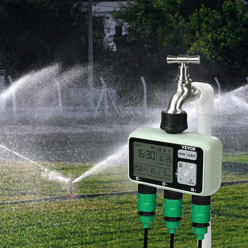 VEVOR held in hand showing compact size and easy installation advantage