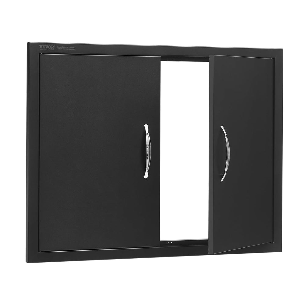 VEVOR door next to common tools for scale to show full-size 788x610 mm dimensions
