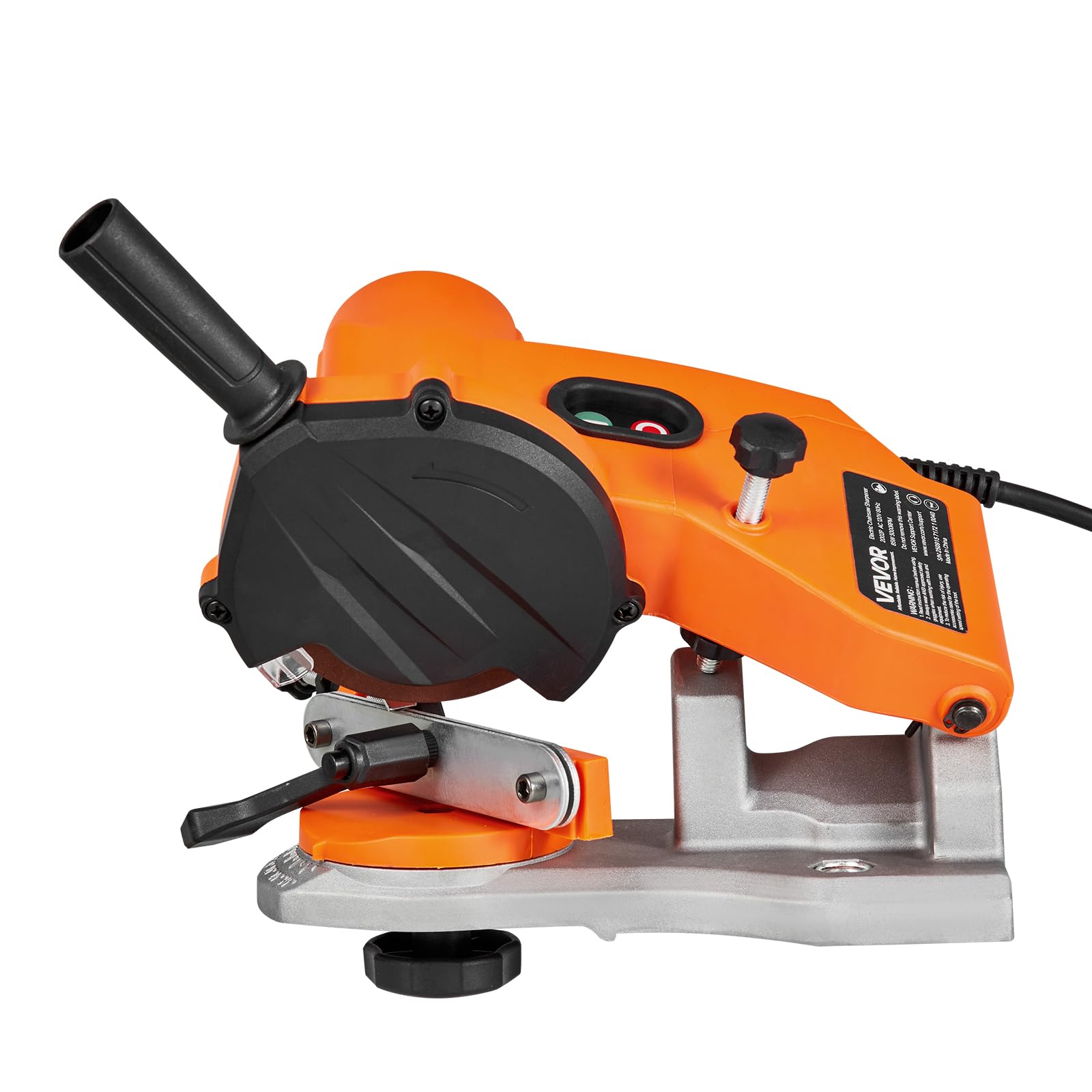 VEVOR sharpener in workshop demonstrating everyday use by gardener or woodworker
