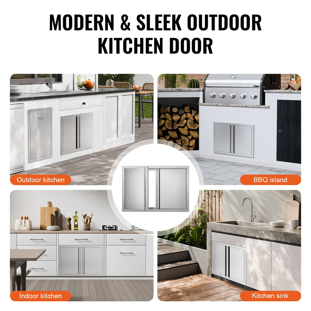 VEVOR side profile showing recessed fit for seamless cabinet integration and safety