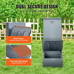 VEVOR side profile showing compact vertical design saving space