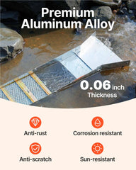 VEVOR folded compact sluice box for easy transport and storage benefits