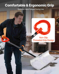 VEVOR ergonomic textured grip reducing hand fatigue and improving control in wet conditions