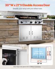 VEVOR close-up of seamless frame highlights corrosion resistance and durable build