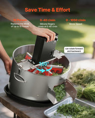 VEVOR stainless steel blades close-up for precise cuts and durability