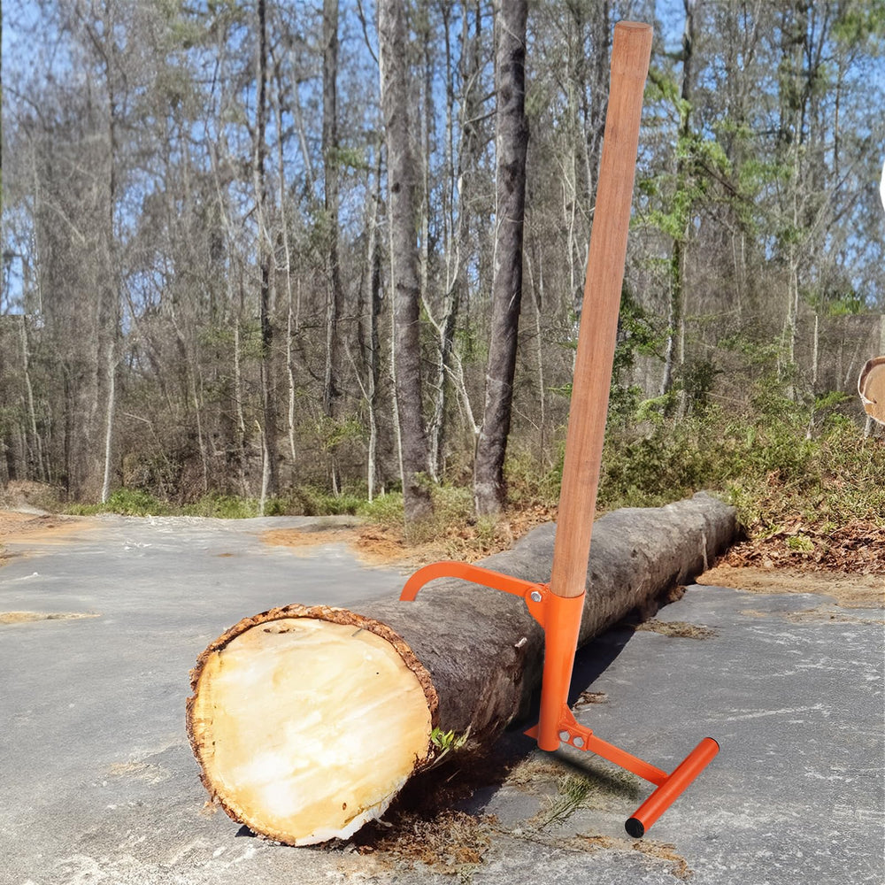 VEVOR timberjack assembly parts laid out showing easy tool-free setup benefit