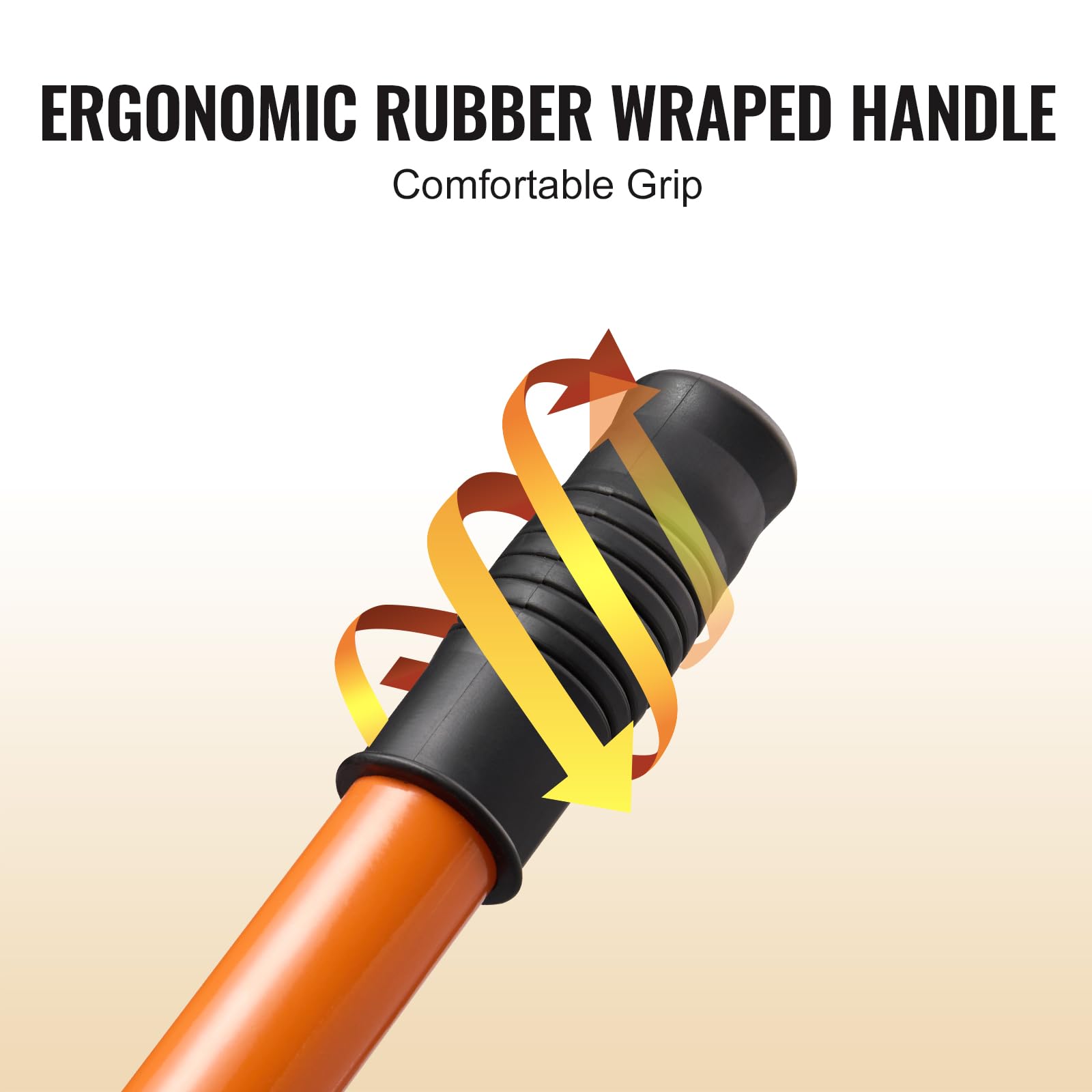 VEVOR side profile showing long 48" handle for increased leverage