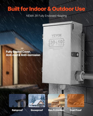 VEVOR detailed shot of the double-throw switch demonstrating clear source isolation