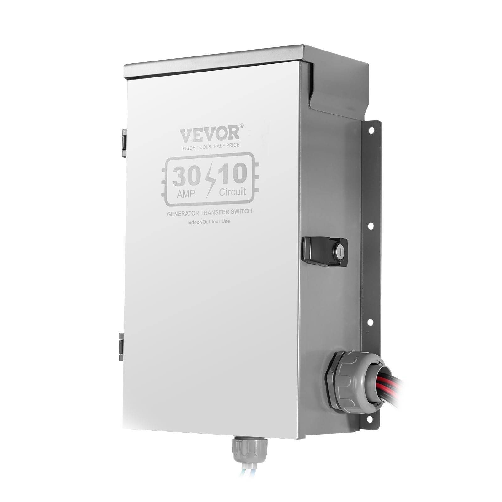 VEVOR individual labeled circuit breakers visible to help prioritize essential circuits