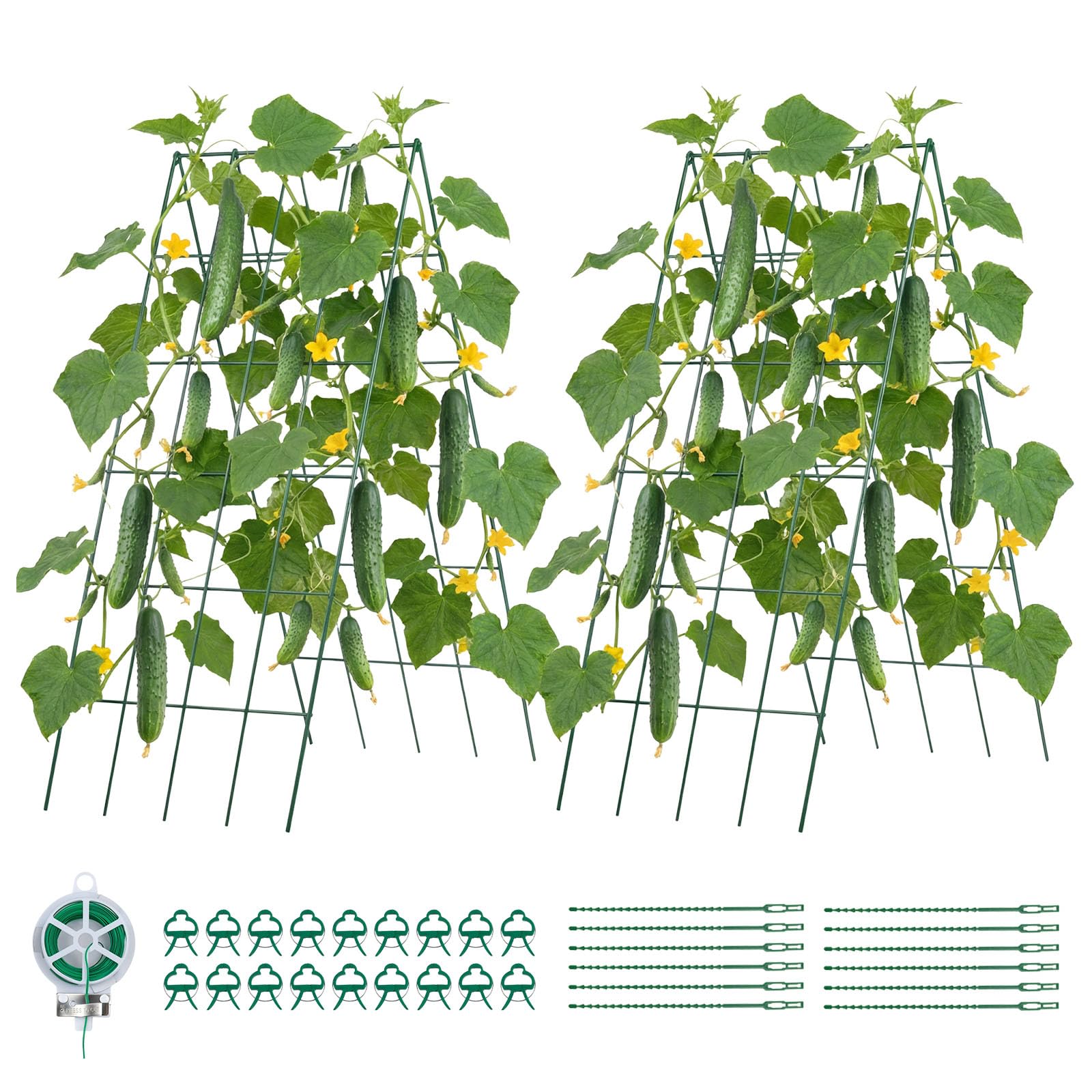 VEVOR trellis front pack showing product and benefits of ready-to-use support