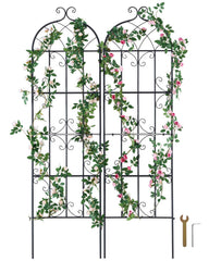 VEVOR trellis front view showing decorative support and curb appeal