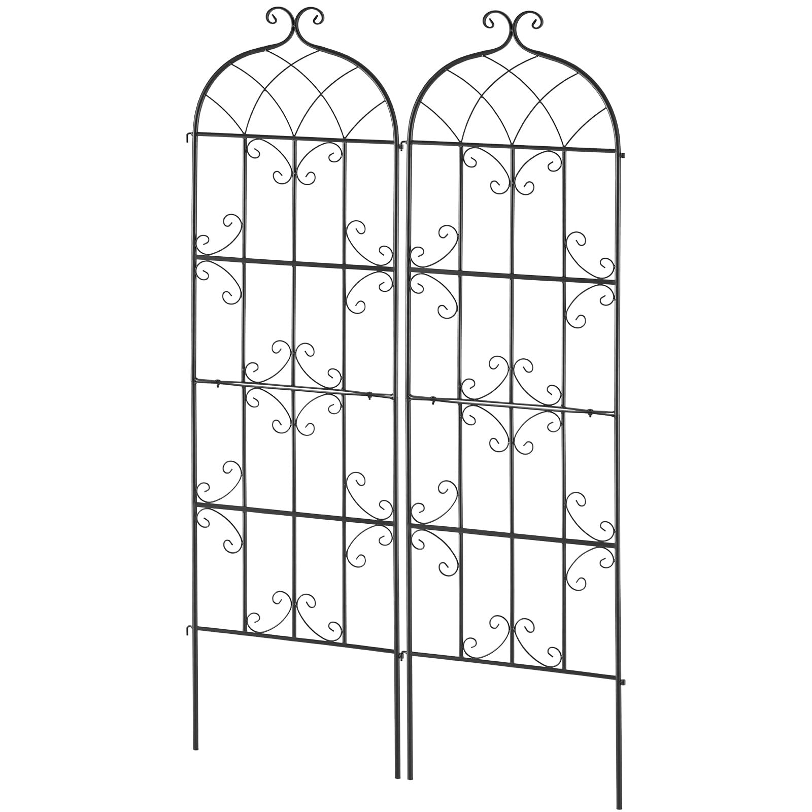 VEVOR trellis two-pack parts and fasteners ready for quick assembly