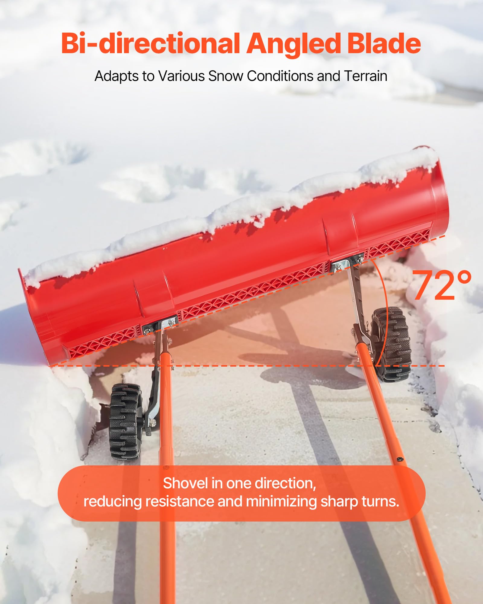 VEVOR U-shaped aluminum handle with padding for better grip