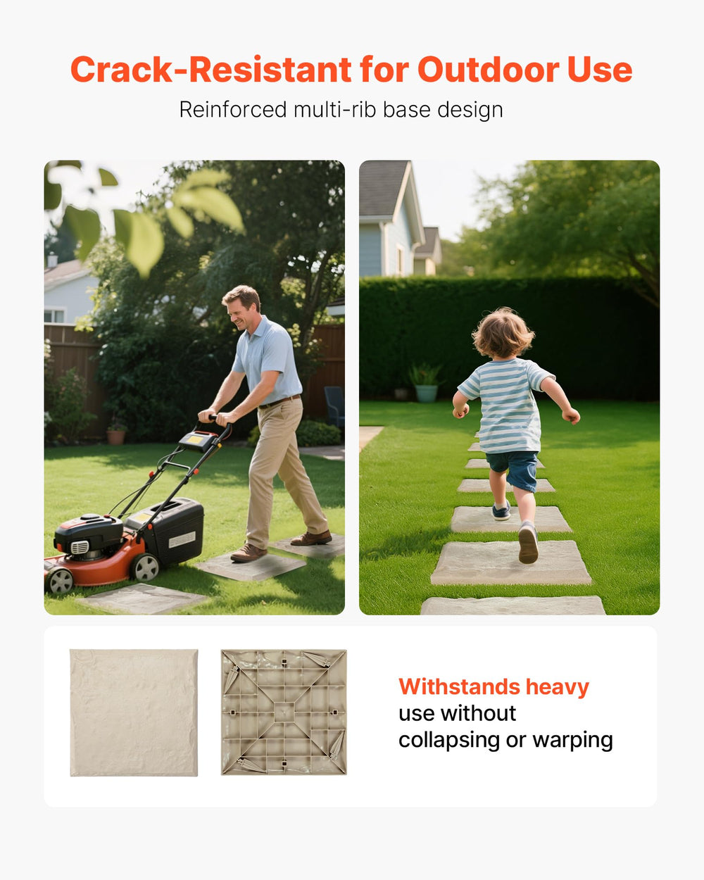 VEVOR underside ribbed base demonstrating stability and secure footing