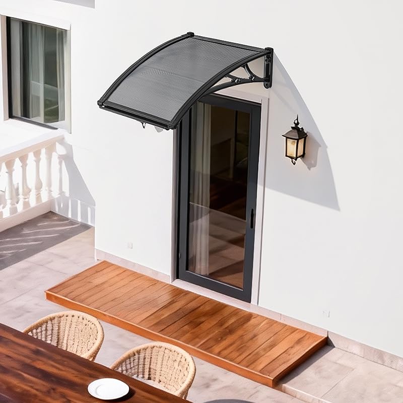 VEVOR runoff demo of rainwater flow keeping doorway dry
