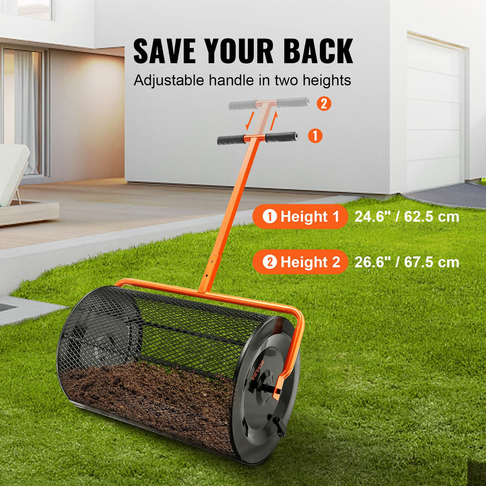 VEVOR wheel and axle assembly showing smooth rolling for uneven terrain
