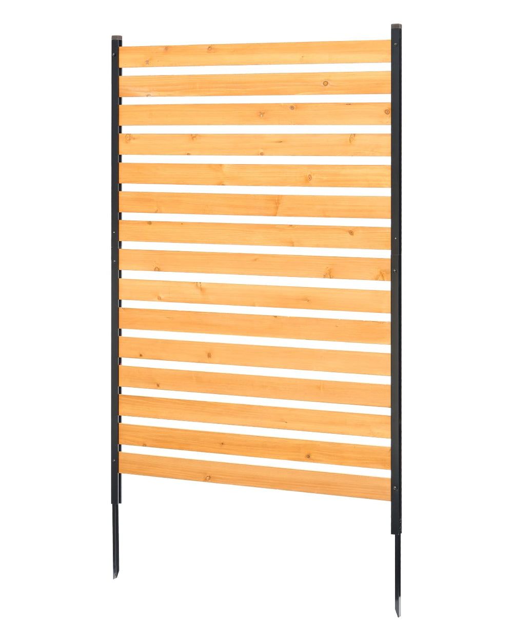 VEVOR front view of wooden fence panel showing clean screening and curb appeal