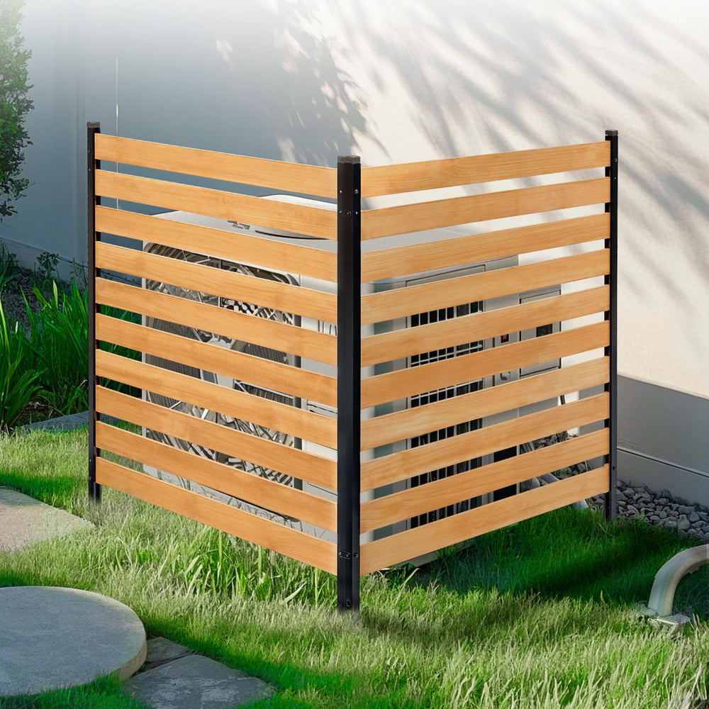 VEVOR fence next to a measuring tape showing size and scale clarity