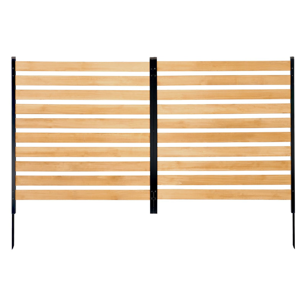 VEVOR unassembled panels and stakes laid out for straightforward assembly
