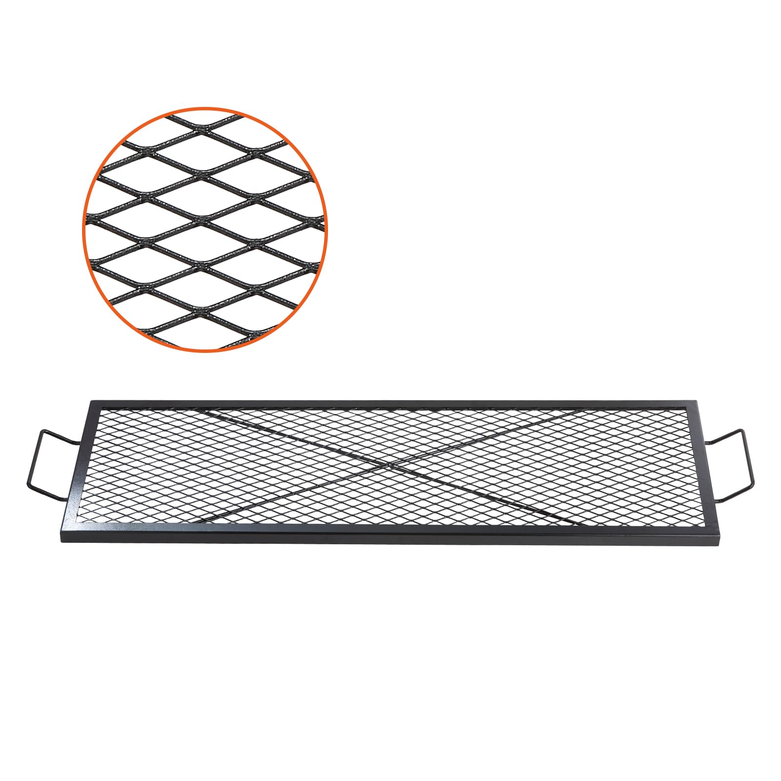 VEVOR grate in backyard gathering setting showing large capacity for social cooking benefit