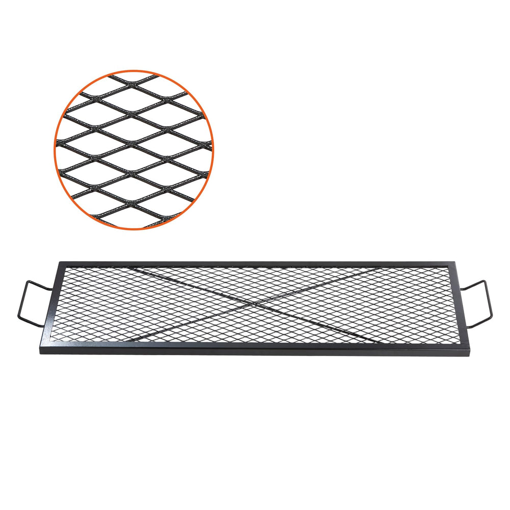 VEVOR grate in backyard gathering setting showing large capacity for social cooking benefit