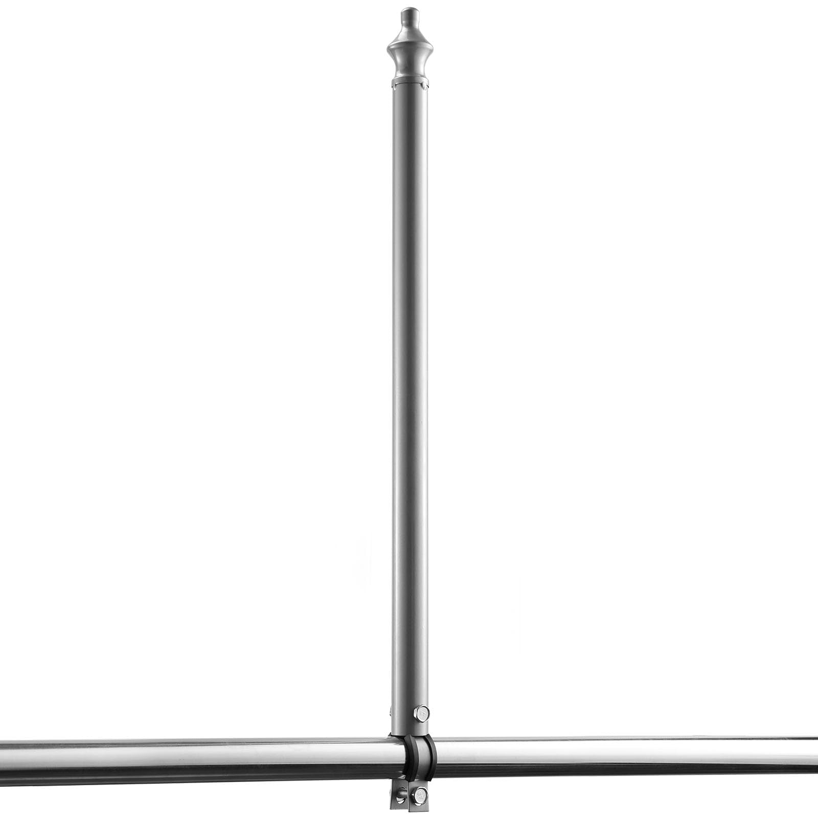 VEVOR installed on backyard fence showing raised perimeter and clean aesthetic