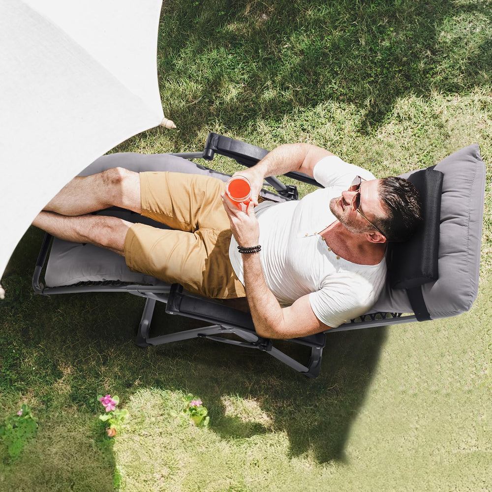 VEVOR chair folded storage demonstrating compact transport and space-saving benefit