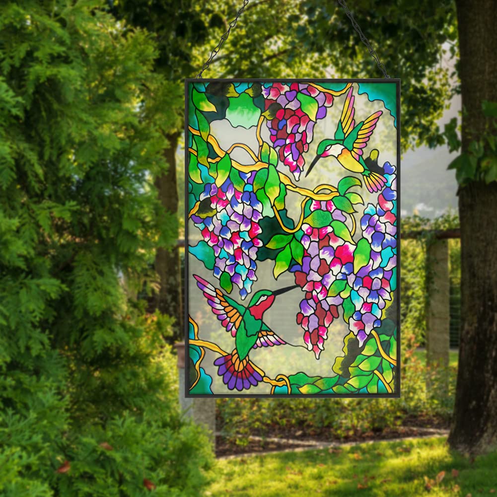 VEWOGARDEN hand-painted reverse of panel revealing brushstroke detail