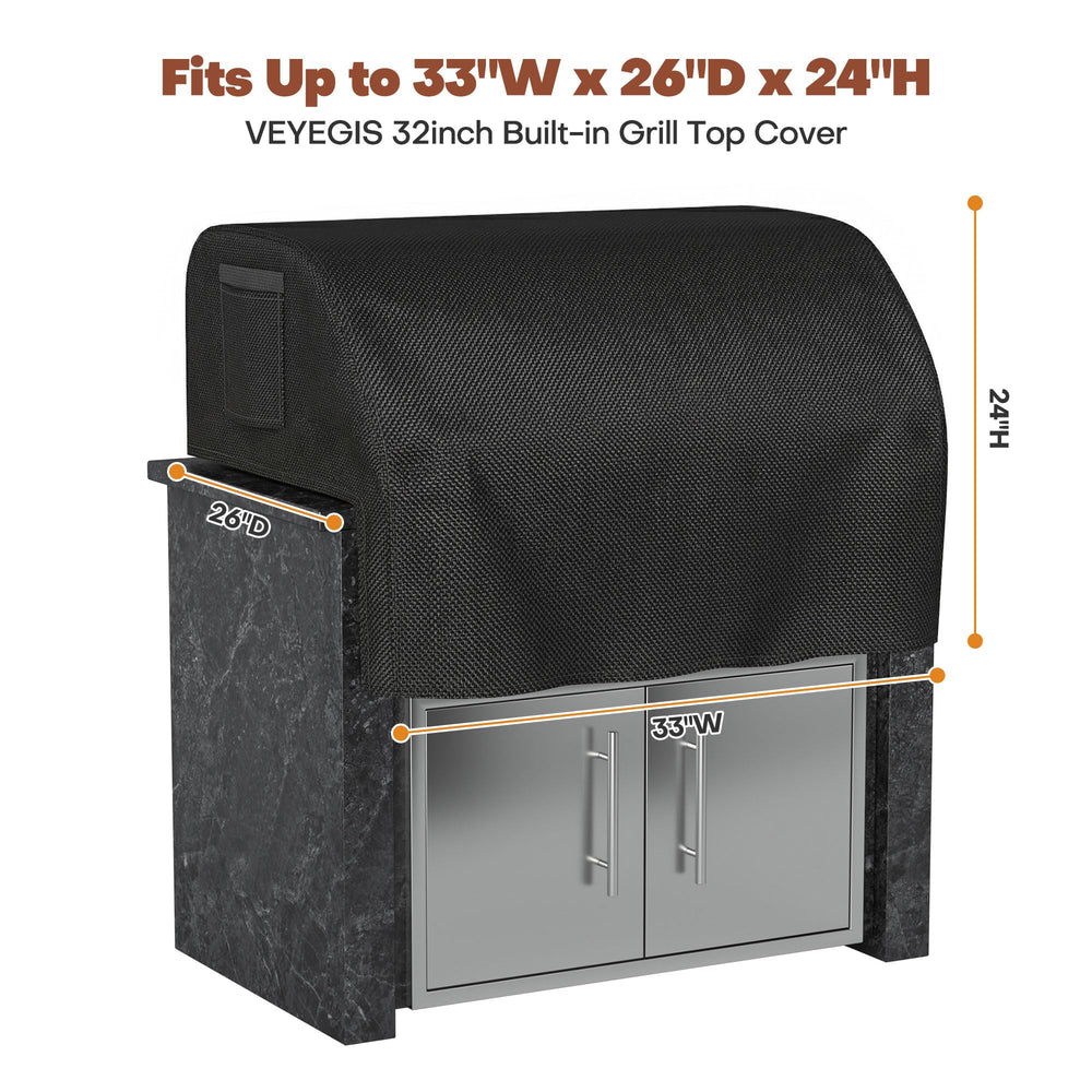 VEYEGIS close-up of 600D fabric texture highlighting durable weather resistance