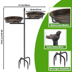 VeyFolzin.st close-up of the shallow bath basin highlighting easy-clean surface and safe bird bathing