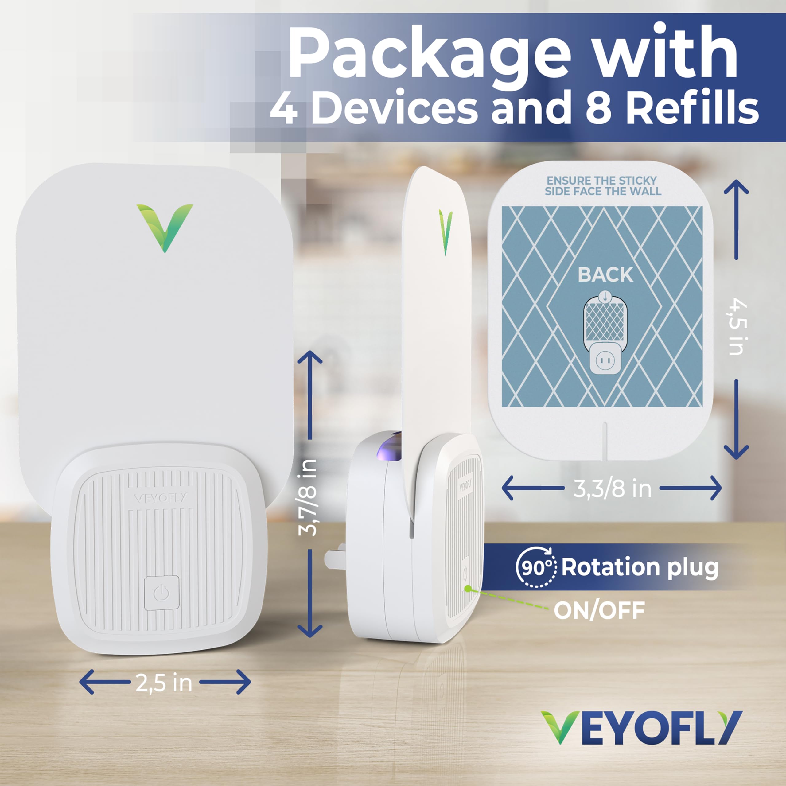 VEYOFLY quietly running in bedroom demonstrating silent night-time operation