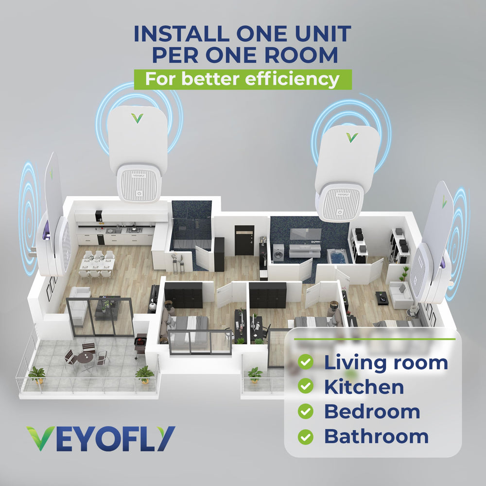 VEYOFLY open 15-pack arranged to show quantity and convenience