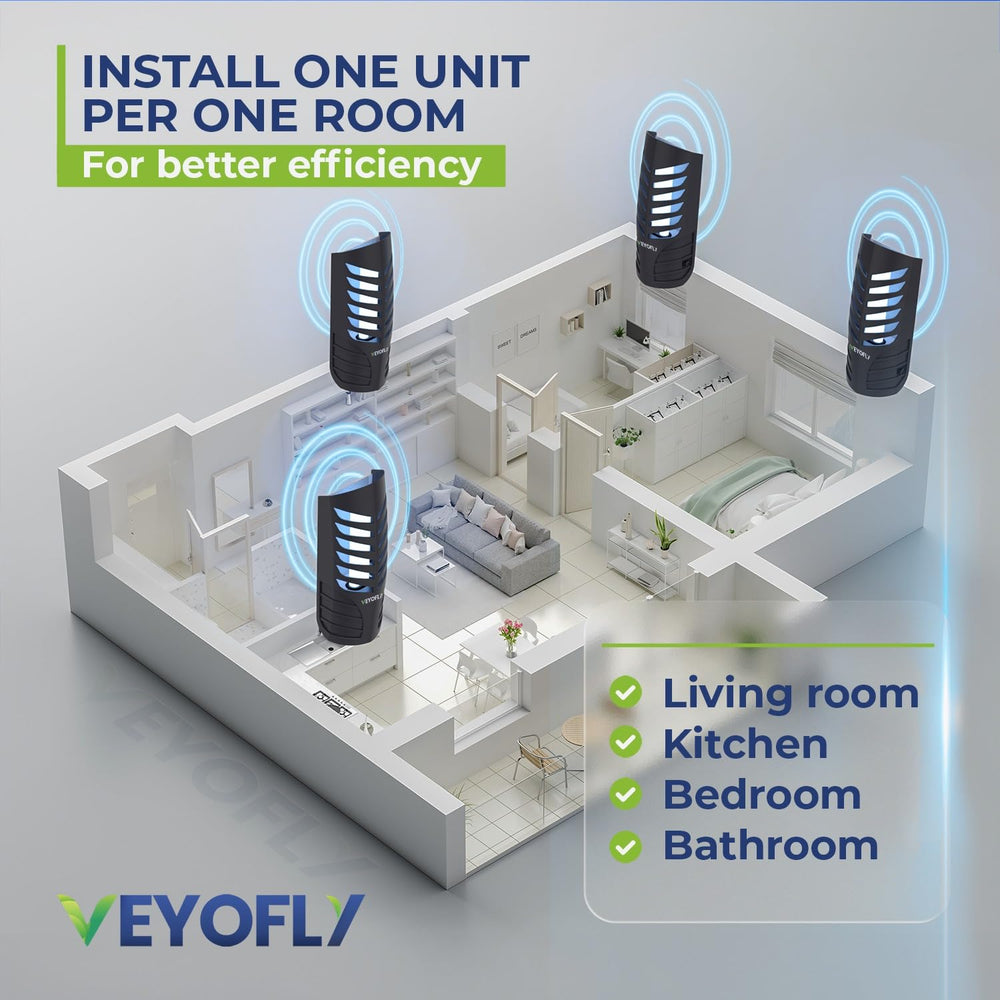 VEYOFLY open box with organized refills showing bulk supply and ready-to-use convenience