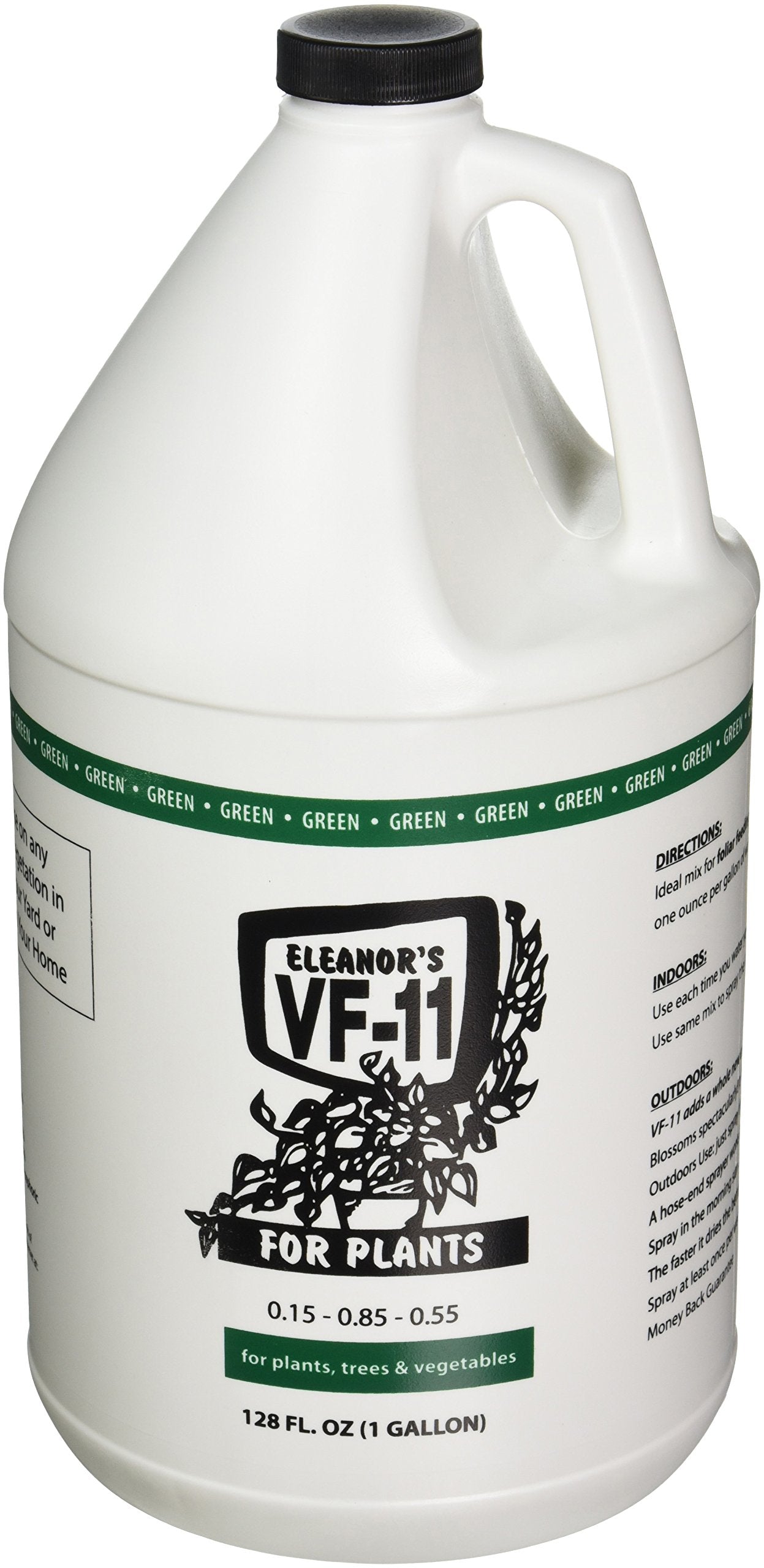 Vf-11 front label on 1-gallon bottle showing product name and benefits